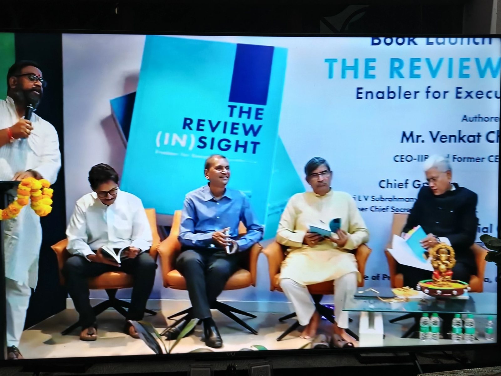 Book launch of The Review (In)Sight by Mr Venkat Changavalli
