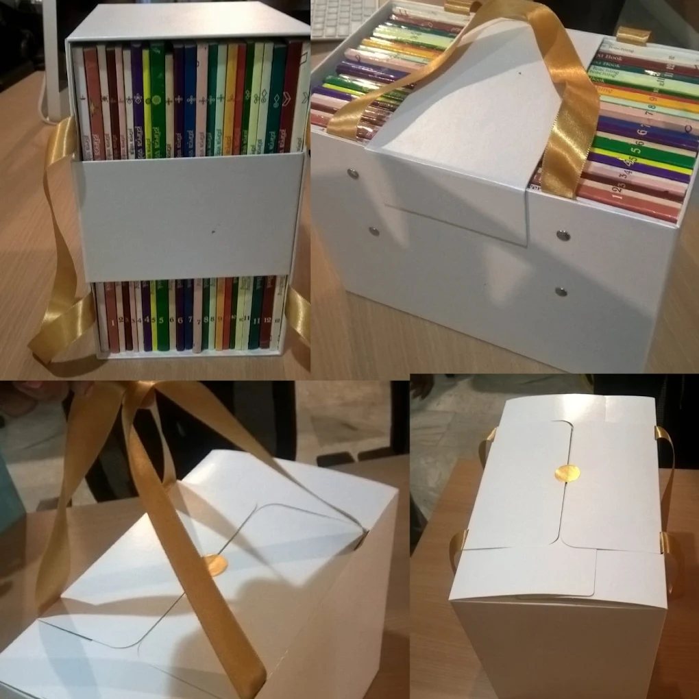 Purna Vidya course-set packaging and book launch — design and production we delivered for the trust’s learning library.